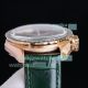 Swiss Replica Omega Speedmaster Moonwatch Rose Gold Green Leather Strap 42mm Watch (7)_th.jpg